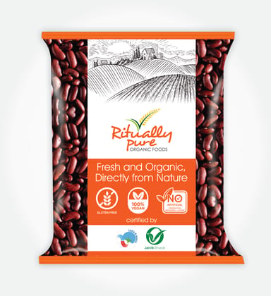Ritually Pure 100% Organic | Dry & Unpolished Pulses | Rajma Lal | Kidney Beans | Rajma Red | 1 Kg Pack Ritually Pure 100% Organic | Dry & Unpolished Pulses | Rajma Lal | Kidney Beans | Rajma Red | 1 Kg Pack
