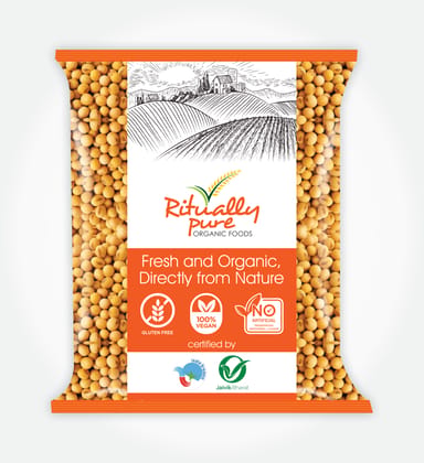 Ritually Pure 100% Organic | Dry & Unpolished Pulses | Soyabean Dana |1 Kg Pack Ritually Pure 100% Organic | Dry & Unpolished Pulses | Soyabean Dana |1 Kg Pack