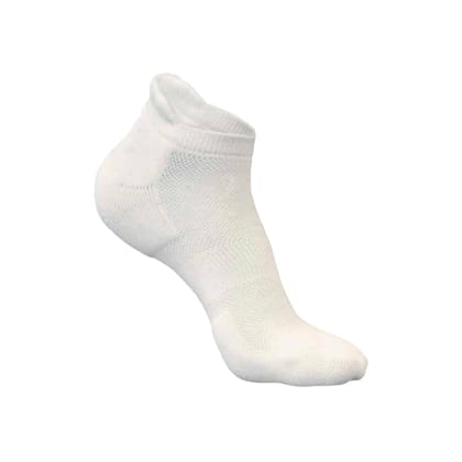 Natsbyte Bamboo Socks for Men | Ankle Length | Odour-Free & Breathable | Padded Base & Anti-bacterial | 3X Softer than Cotton Socks- White Natsbyte Bamboo Socks for Men | Ankle Length | Odour-Free & Breathable | Padded Base & Anti-bacterial | 3X Softer than Cotton Socks- White