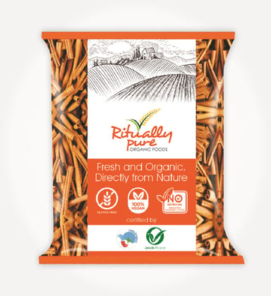 Ritually Pure 100% Organic | Natural Spices | Dal Chini (Cinnamon) | 200 Gm Pack Ritually Pure 100% Organic | Natural Spices | Dal Chini (Cinnamon) | 200 Gm Pack