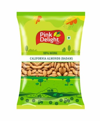Pink Delight | Badam (Almonds) | Natural & Organic Dry Fruilts | 500 Gm Pack Pink Delight | Badam (Almonds) | Natural & Organic Dry Fruilts | 500 Gm Pack