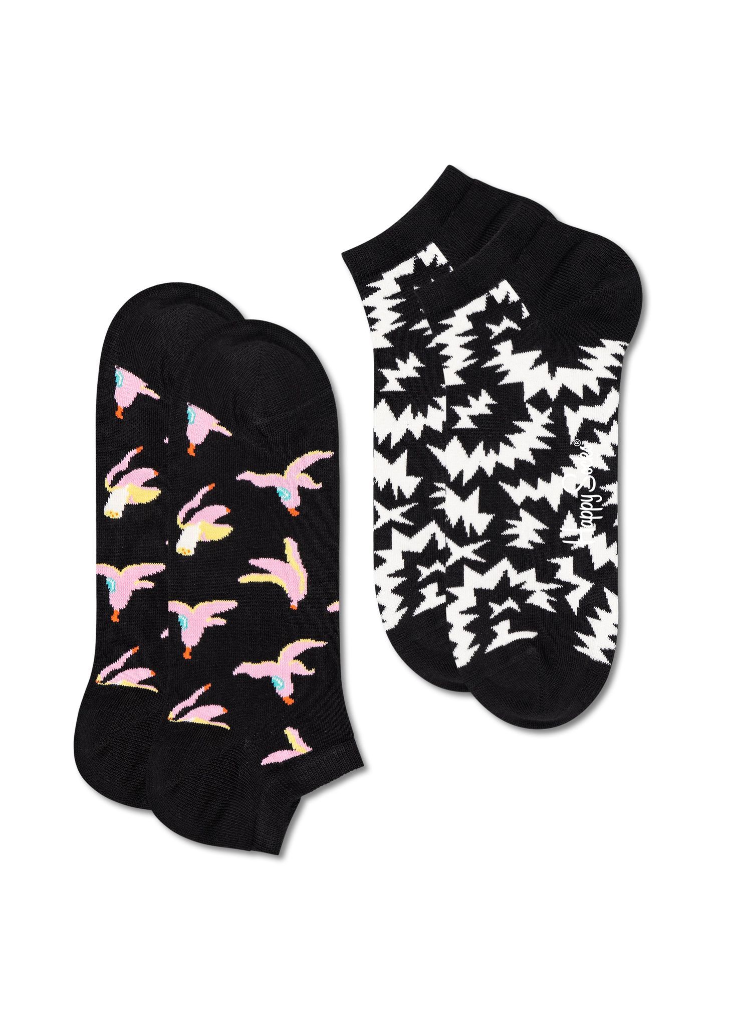 Happy Socks Pack of 2 Banana Break Low Sock