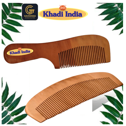 Neem Comb Combo Pack (2 Pcs. ) - Natural Wooden Combs Infused with Neem, Castor & Coconut Oil for Detangling, Frizz Control, and Lustrous Shine - Ideal for All Hair (Neem Dual + Shampoo Comb) CONTROL OF HAIR LOSS & HAIRLINE RECESSION Neem Comb Combo Pack (2 Pcs. ) - Natural Wooden Combs Infused with Neem, Castor & Coconut Oil for Detangling, Frizz Control, and Lustrous Shine - Ideal for All Hair (Neem Dual + Shampoo Comb) CONTROL OF HAIR LOSS & HAIRLINE RECESSION