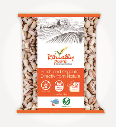 Ritually Pure 100% Organic | Natural & Organic Dry Fruits | Pistachios (Pista) | 1 Kg Pack Ritually Pure 100% Organic | Natural & Organic Dry Fruits | Pistachios (Pista) | 1 Kg Pack