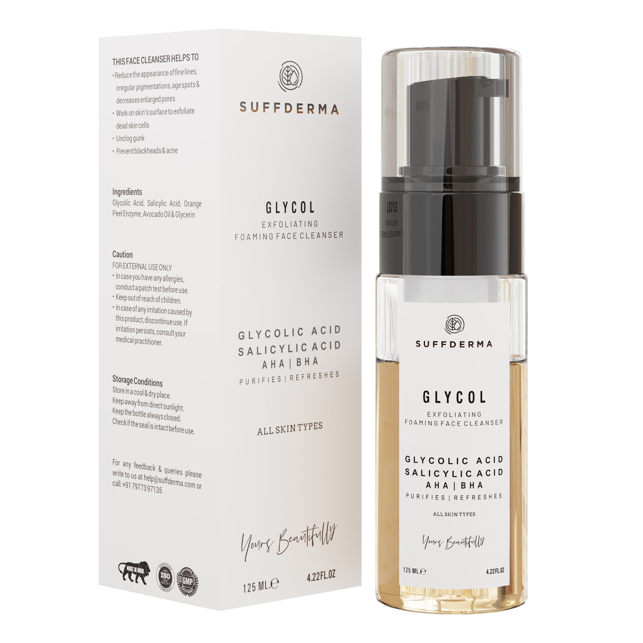Glycol Exfoliating Foaming Face Cleanser - 125ml