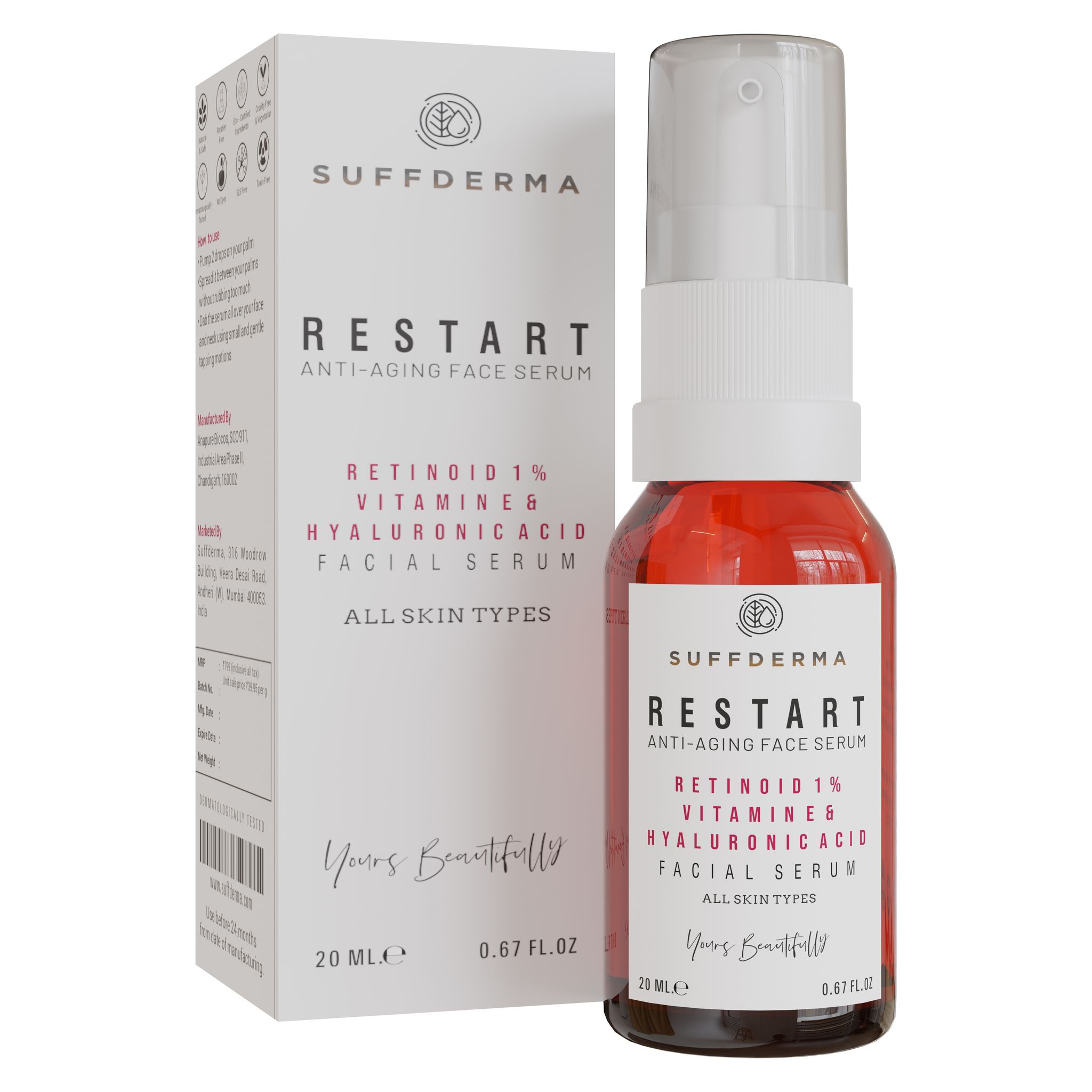 Restart Anti-Aging Face Serum - 20ml