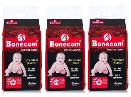 Alizee Bonecam Extra Absorb Pants Style Baby Diapers - 150 Count | Leakage Protection, Rush-Free Baby Diaper Pants