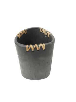 Tribes India Stone Pottery Pen Stand Triangle