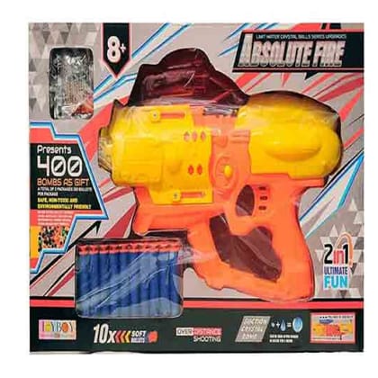 KTRS Enterprise Fire 2 in 1 Water Bombs Soft Bullets Guns & Darts Gun with 10 Soft Bullets KTRS Enterprise Fire 2 in 1 Water Bombs Soft Bullets Guns & Darts Gun with 10 Soft Bullets
