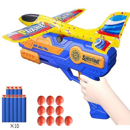 KTRS ENTERPRISE Airplane Catapult Launcher Toy Set Plane Foam Glider Outdoor Kids Interactive Flying Shooting Game KTRS ENTERPRISE Airplane Catapult Launcher Toy Set Plane Foam Glider Outdoor Kids Interactive Flying Shooting Game