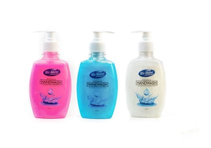 We Shine Antibacterial Germ Protection Hand Wash Liquid Soap Dispenser | Kills 99.99% Germs and Bacteria With Refreshing Fragrance - (PACK OF 3) We Shine Antibacterial Germ Protection Hand Wash Liquid Soap Dispenser | Kills 99.99% Germs and Bacteria With Refreshing Fragrance - (PACK OF 3)