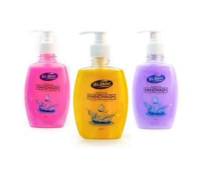 We Shine Antibacterial Germ Protection Hand Wash Liquid Soap Dispenser | Kills 99.99% Germs and Bacteria With Refreshing Fragrance - (PACK OF 3) We Shine Antibacterial Germ Protection Hand Wash Liquid Soap Dispenser | Kills 99.99% Germs and Bacteria With Refreshing Fragrance - (PACK OF 3)