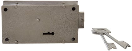 Harrison H-0252 Iron Three Lever Side Shutter Lock piece (Silver)