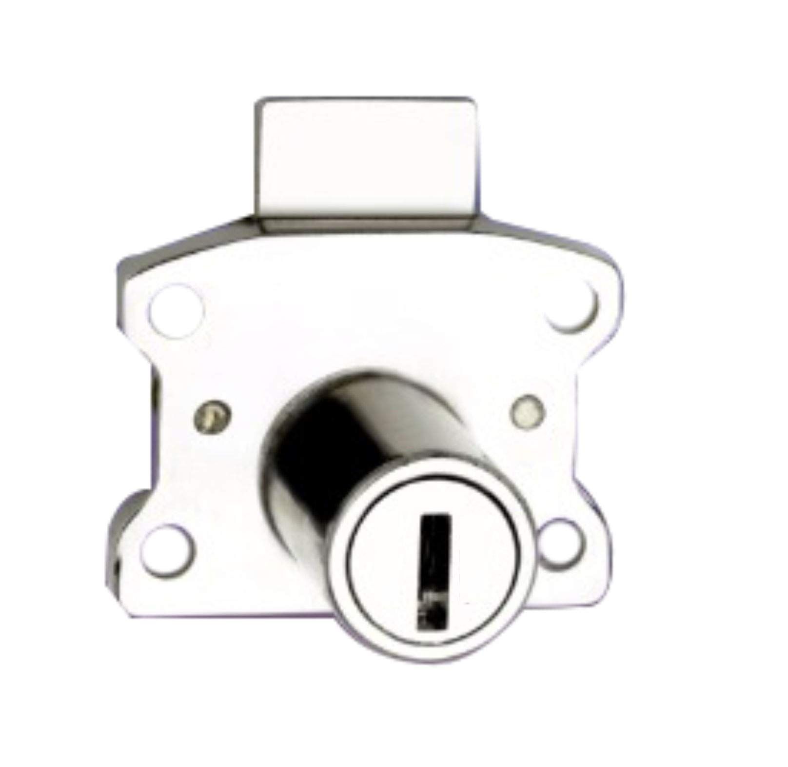 Harrison H-0632 Zinc Seven Pin Furniture Lock piece (Silver Finish)