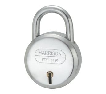 Harrison J-6 BCP 0264 60mm Small Economy Steel Round Padlock (Brass and Metallic) Harrison J-6 BCP 0264 60mm Small Economy Steel Round Padlock (Brass and Metallic)