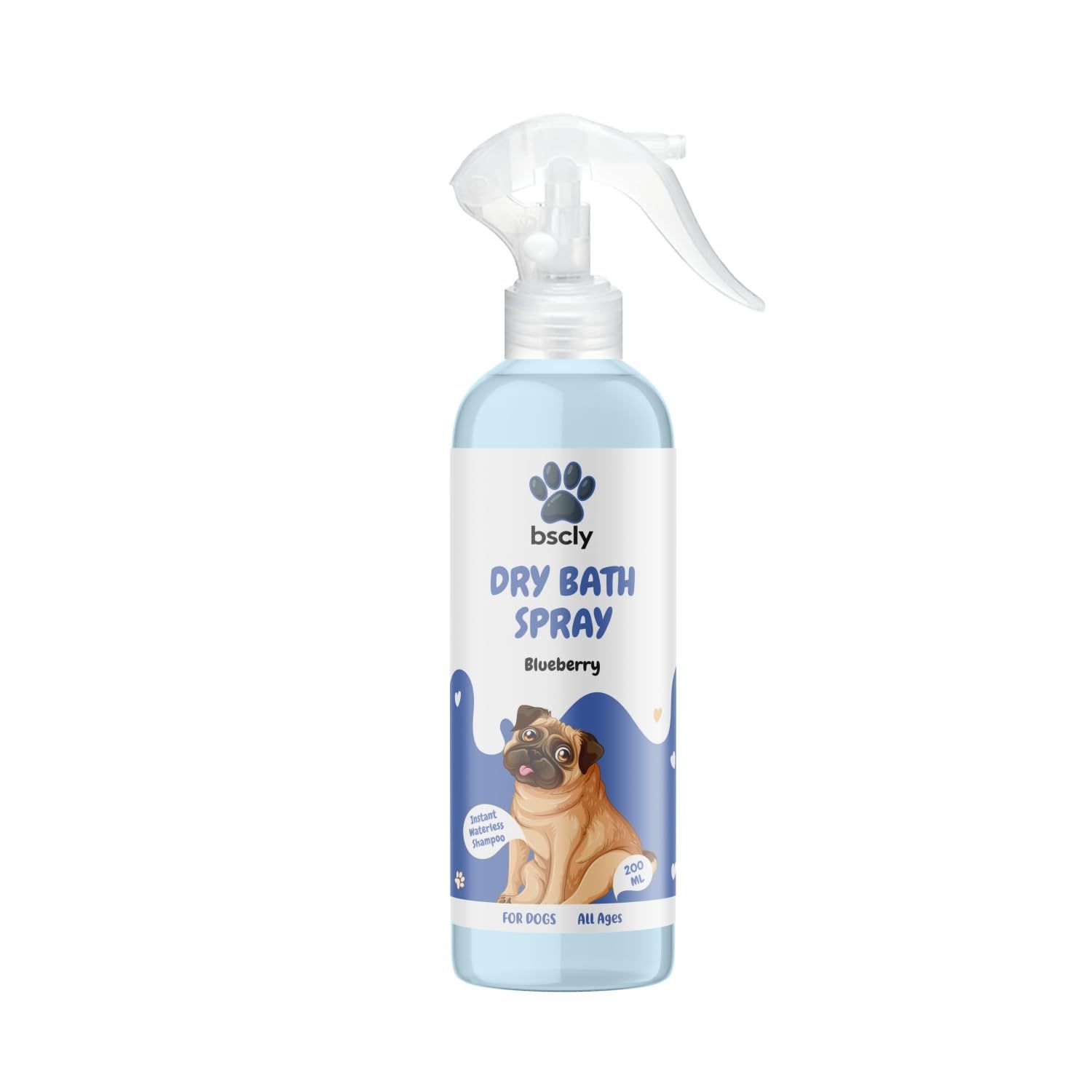 Bscly Dry Bath Spray Blueberry (200 ml)