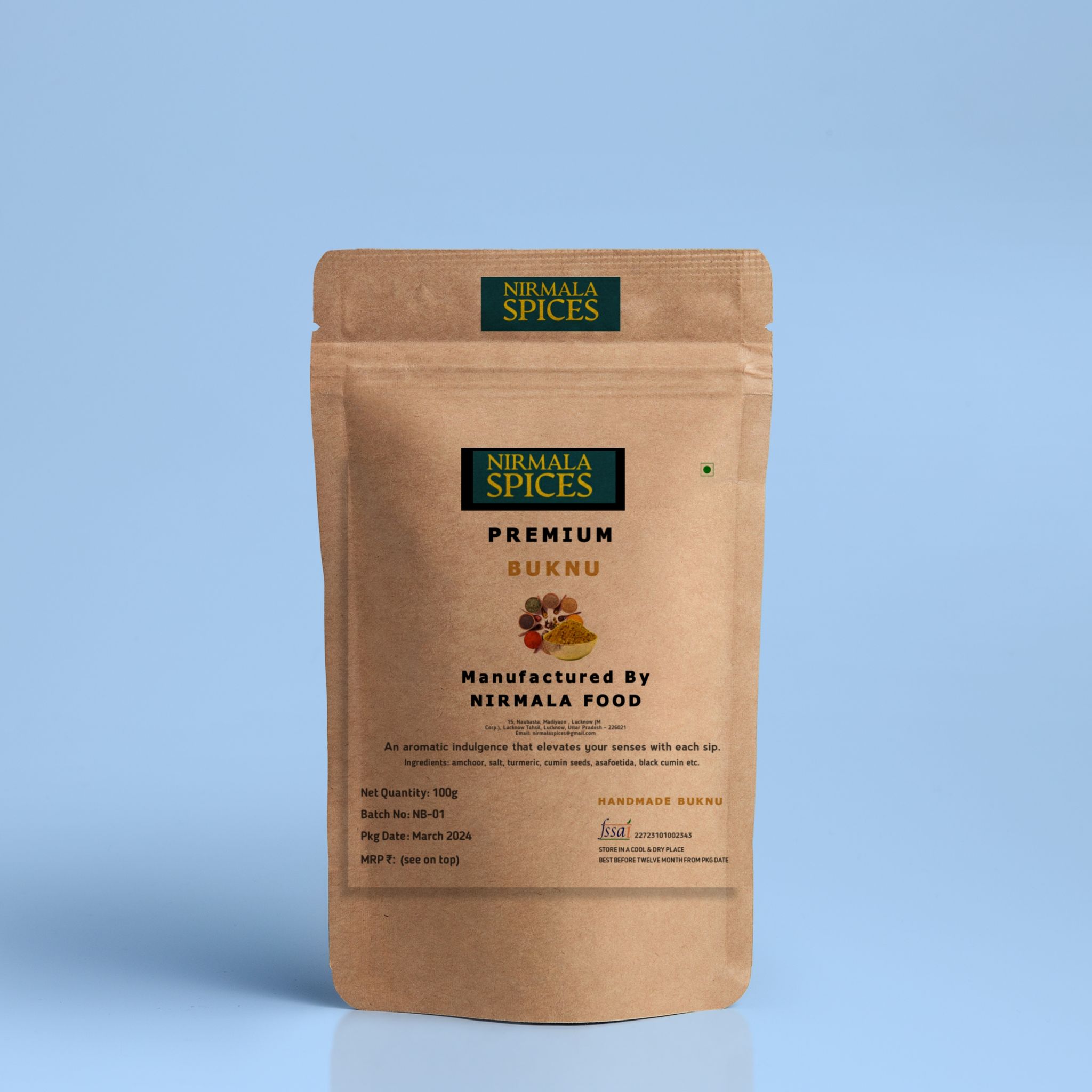 Nirmala Buknu Masala- Premium Handmade Buknu