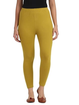 SOFT COLORS Women's Skinny Fit Ethnic Wear Ankle Length Leggings (Olive Green) SOFT COLORS Women's Skinny Fit Ethnic Wear Ankle Length Leggings (Olive Green)