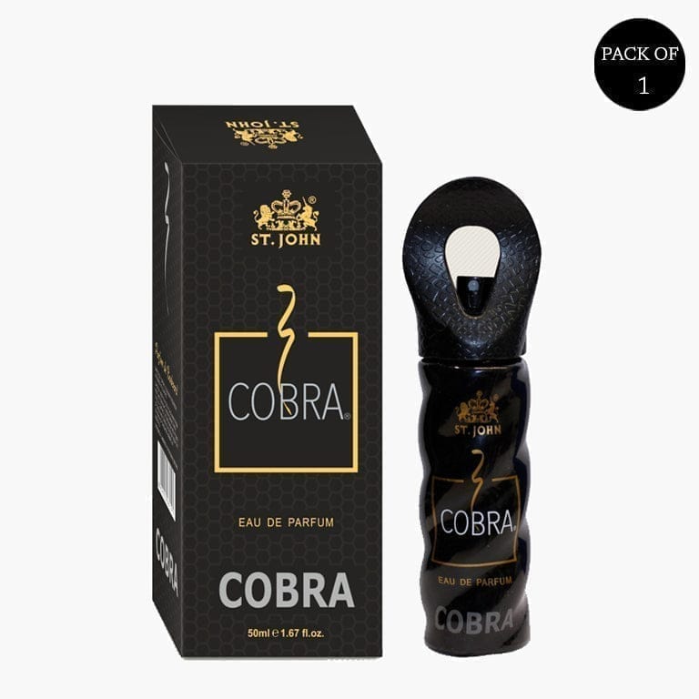ST.JOHN Cobra Classic Perfume for Men &amp; Women | Long Lasting Mens and Womens Perfume - 50 ML (Pack of 2)