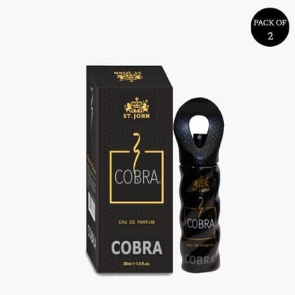 ST.JOHN Cobra Classic Perfume for Men & Women | Long Lasting Mens and Womens Perfume - 30 ML (Pack of 2) ST.JOHN Cobra Classic Perfume for Men & Women | Long Lasting Mens and Womens Perfume - 30 ML (Pack of 2)