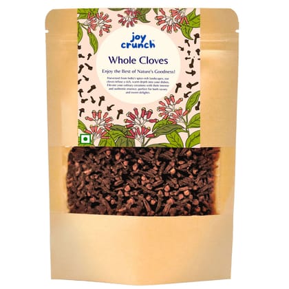 Joy Crunch Premium Cloves Whole 100gm | Kerala Cloves Original | Rich In Nutrition | Sabut Laung | Ground Clove | Clove Whole Joy Crunch Premium Cloves Whole 100gm | Kerala Cloves Original | Rich In Nutrition | Sabut Laung | Ground Clove | Clove Whole
