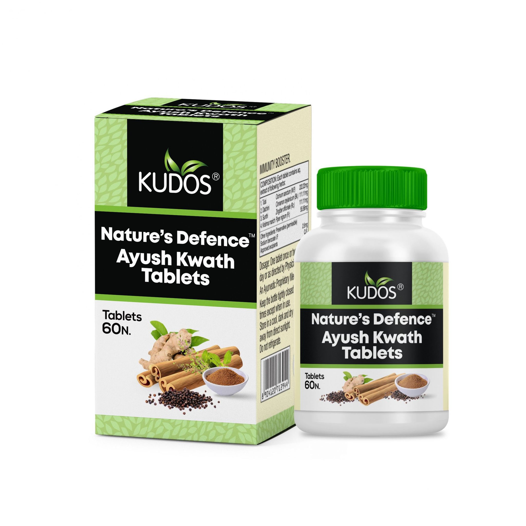 Kudos Nature's Defence Ayush Kwath Tablets