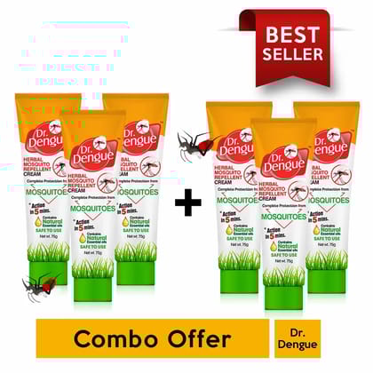 Buy 3 Dr. Dengue Herbal Mosquito Repellent Cream &amp; Get 3 Free