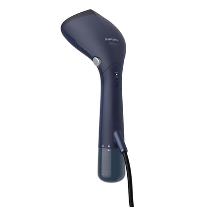 Philips Handheld Garment Steamer STH7020/20 - Convenient Vertical and Horizontal Steaming With Unique Adjustable Head, 1500 Watt Quick Heat Up, up to 28G/Min Steam (Deep Azur)