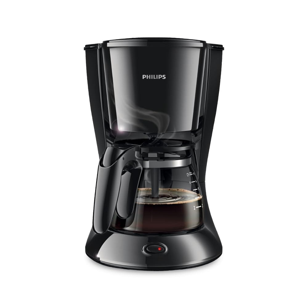 Philips Drip Coffee Maker HD7432/20, 0.6 L, Ideal for 2-7 Cups, 750W, Black, Medium