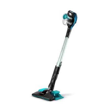 Philips Domestic Appliances Speedpro Aqua Cordless Vacuum Cleaner FC6728/01 With Vacuum and Mop System Denim Blue Metallic, Medium