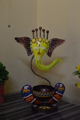 Tealight Candle Holder for Home Decor/Showpiece for Home Decor - Decorations Items for Home -Home Decorative Items/Home Decor Items for Living Room/Pooja Room - Corporate Gift Items, Iron