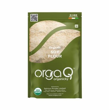 OrgaQ Organicky Organic Soyabean Flour OrgaQ Organicky Organic Soyabean Flour