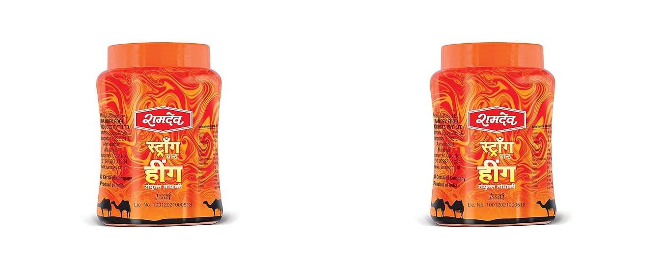 Ramdev Masala | Strong Hing Powder | Asafoetida Powder | 100 Gm Each | Pack of 2 | 200 Gm Pack