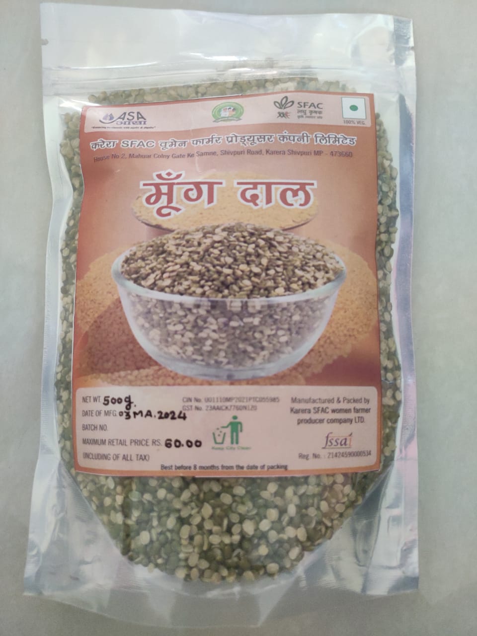 Moong Dal-Split Pulses