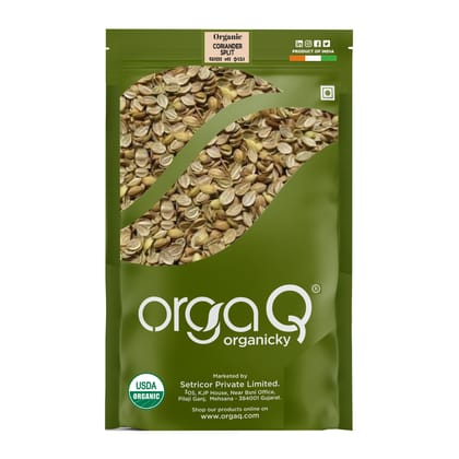 OrgaQ Organicky Organic Dhaniya/Coriander Split OrgaQ Organicky Organic Dhaniya/Coriander Split