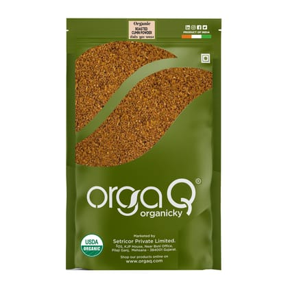 OrgaQ Organicky Organic Roasted Cumin/Jeera Powder OrgaQ Organicky Organic Roasted Cumin/Jeera Powder