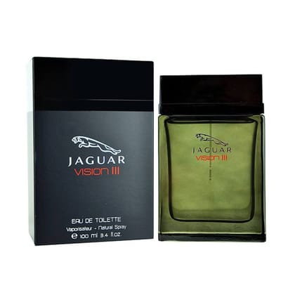 Jaguar Vision III Eau De Toilette Perfume Spray for Men, 3.4 fl oz/100ml