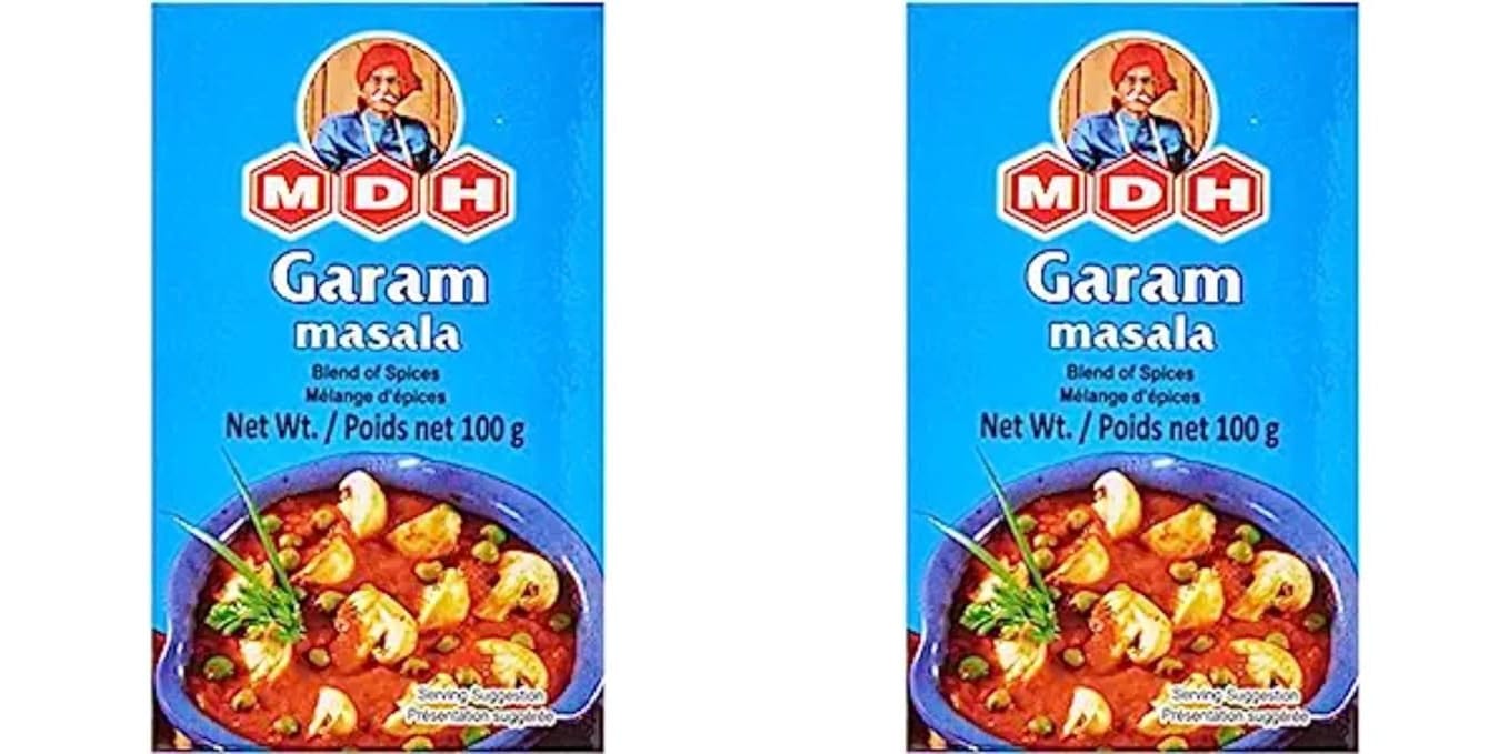 MDH Spices | Garam Masala | 100 Gm Each | Pack of 2 | 200 Gm Pack