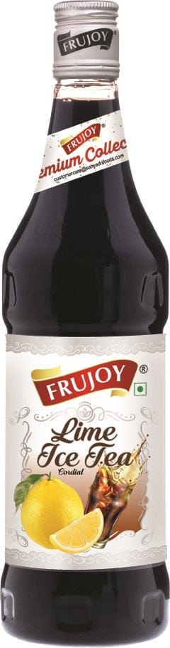 Frujoy Lime Ice Tea 750ml | For Drinks Juices | Fruit Mocktail | Cocktail | Sharbat | Baking Essentials | Beverages