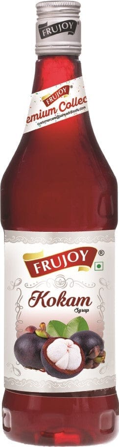 Frujoy Kokam Syrup 750ml | For Fruit Mocktail | Cocktail | Milk Shake| Falooda | Baking Essentials