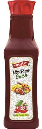 Frujoy Mix Fruit Crush 750ml | For Fruit Mocktail | Cocktail | Cake | Baking Essentials | Juices | Beverages