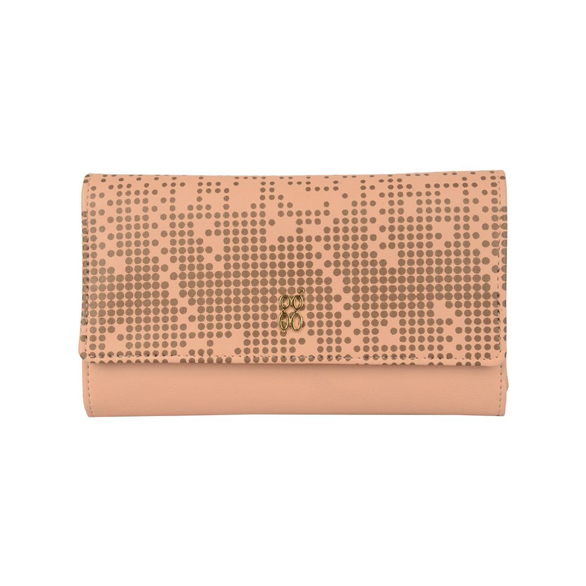 TUMPLE WALLETS 3 FOLD L TENDER PEACH