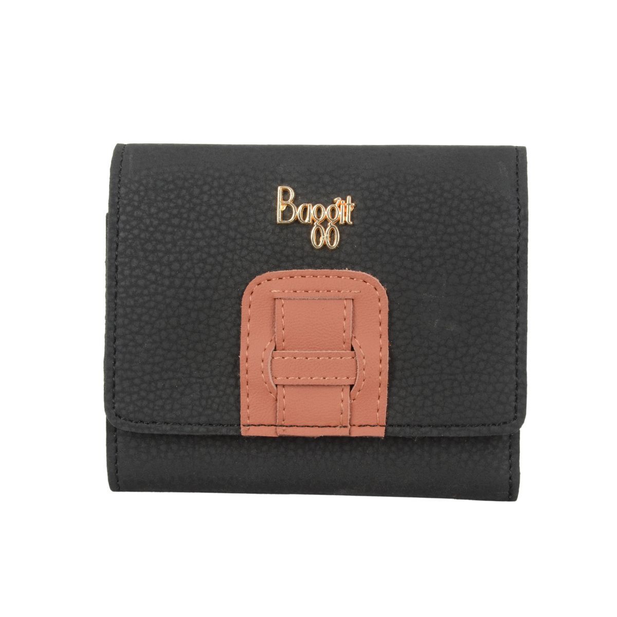 EMMIE WALLETS 3 FOLD S BLACK