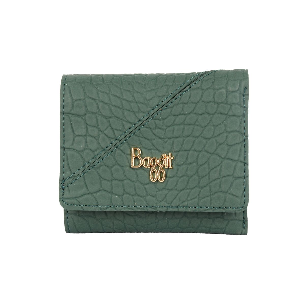 CAGE WALLETS 3 FOLD XS IVY GREEN