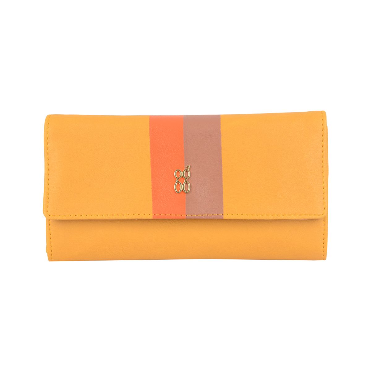 WAKE WALLETS 3 FOLD L CHROME YELLOW