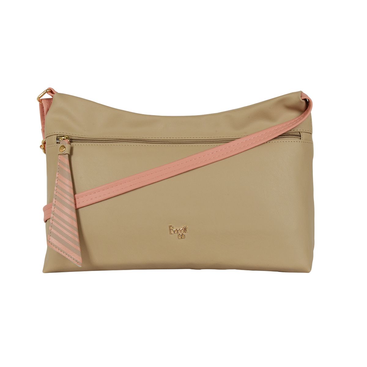 L PANAROMA HOBO M2 BEIGE