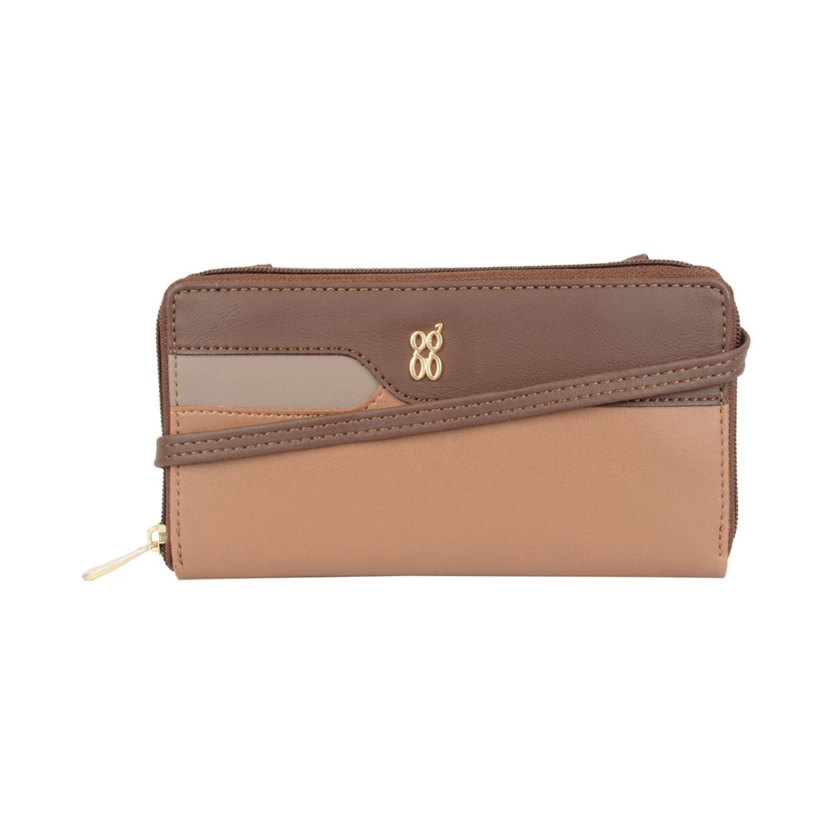 LZXE TOKKY WALLETS ZIPAROUND L BROWN