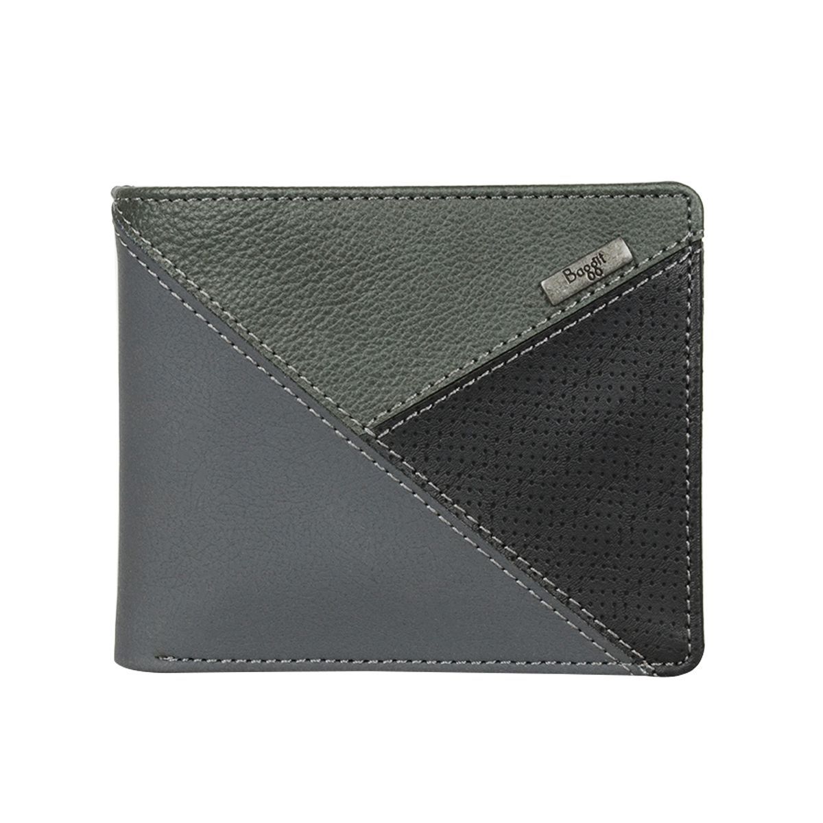 GW TROIKA WALLETS 2 FOLD S GREY