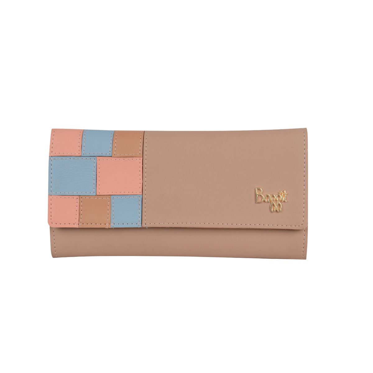 LW GOLDIE WALLETS 3 FOLD L ROSE