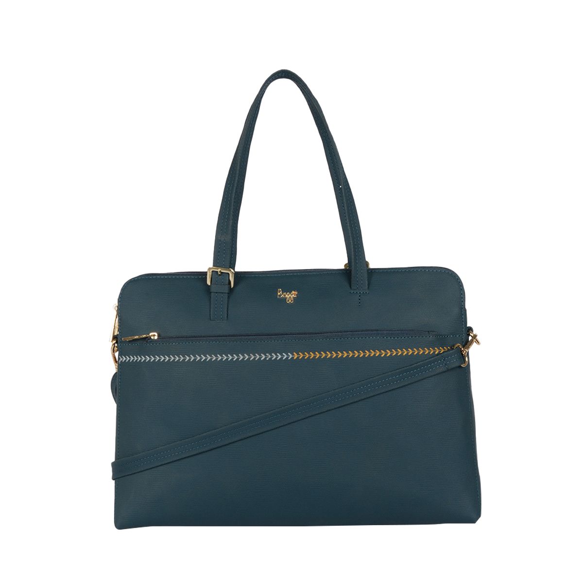 L SPOON TOTE L1-LAPTOP TEAL
